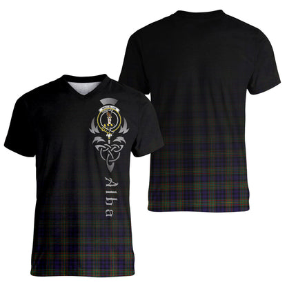 Printivon MacLellan Tartan Crest Alba Celtic T Shirt