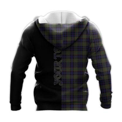 Printivon Maclellan Tartan Personalize Half Hoodie