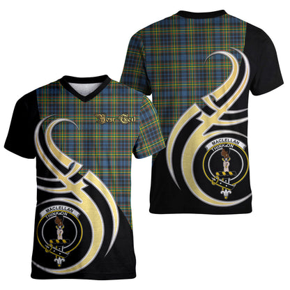 Printivon MacLellan Ancient Tartan Crest Believe In Me T Shirt