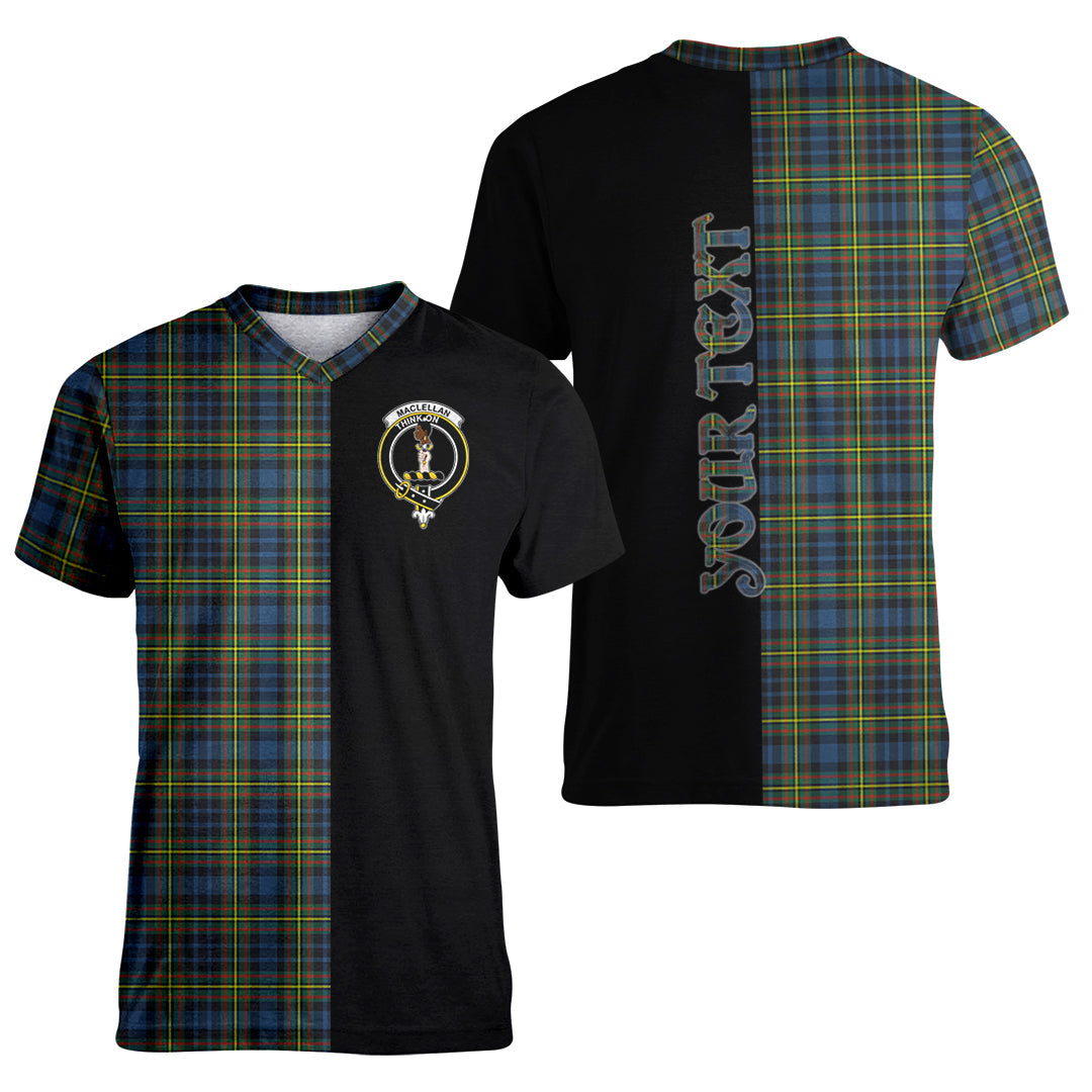 Printivon MacLellan Ancient Tartan Personalize Half T shirt