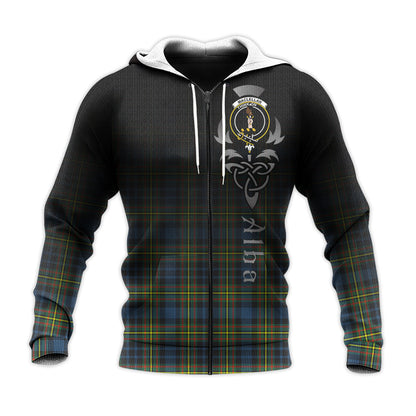 Printivon Maclellan Ancient Tartan Crest Alba Celtic Hoodie
