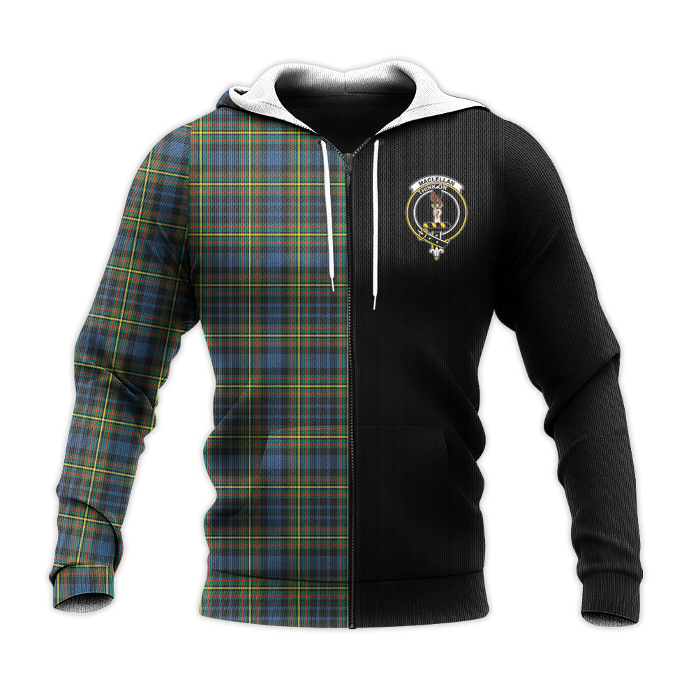Printivon Maclellan Ancient Tartan Personalize Half Hoodie
