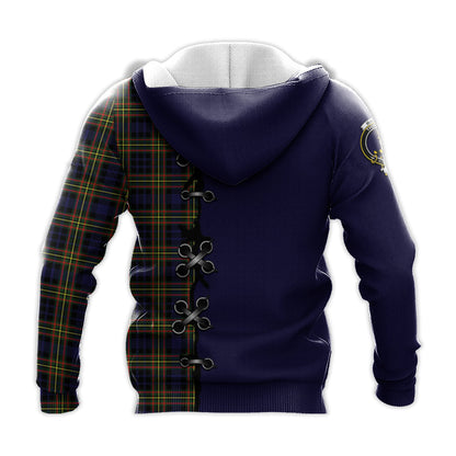 Printivon Maclellan Modern Tartan Hoodie Lion Rampant And Celtic Thistle Style