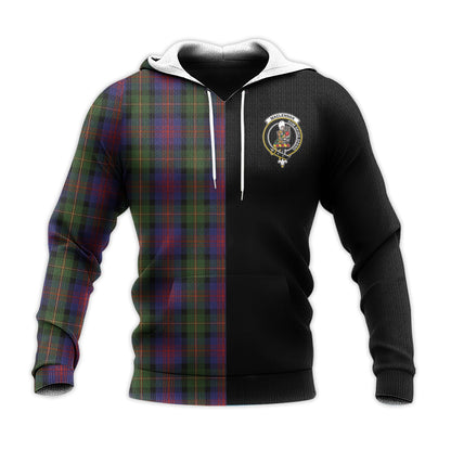 Printivon Maclennan Tartan Personalize Half Hoodie