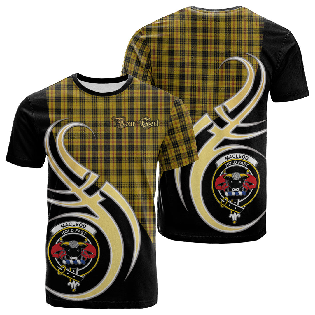 Printivon MacLeod Tartan Crest Believe In Me T Shirt