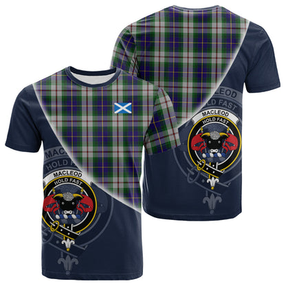 Printivon MacLeod Of Californian Tartan Scottish Crest T Shirt