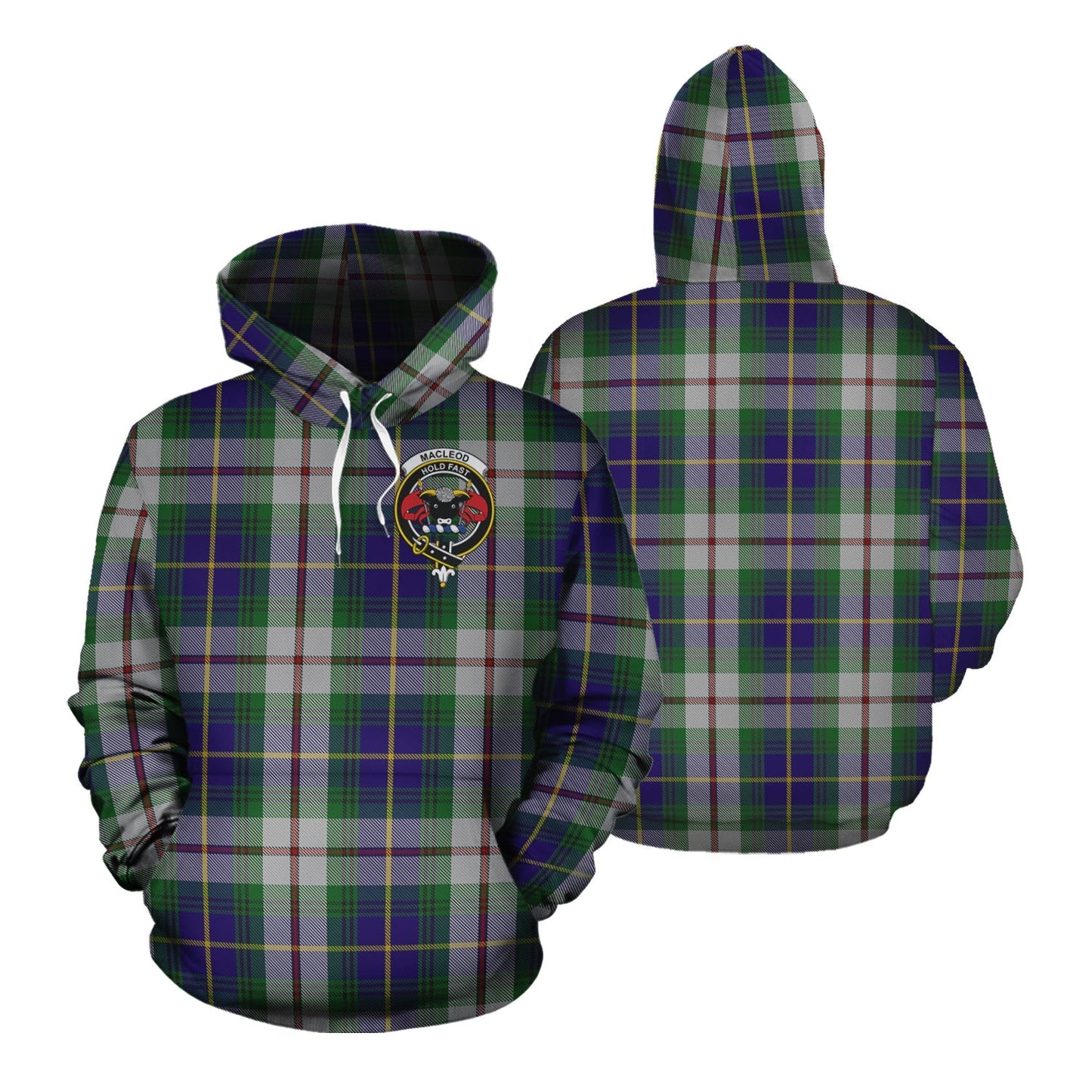 Printivon Macleod Of Californian Tartan Hoodie