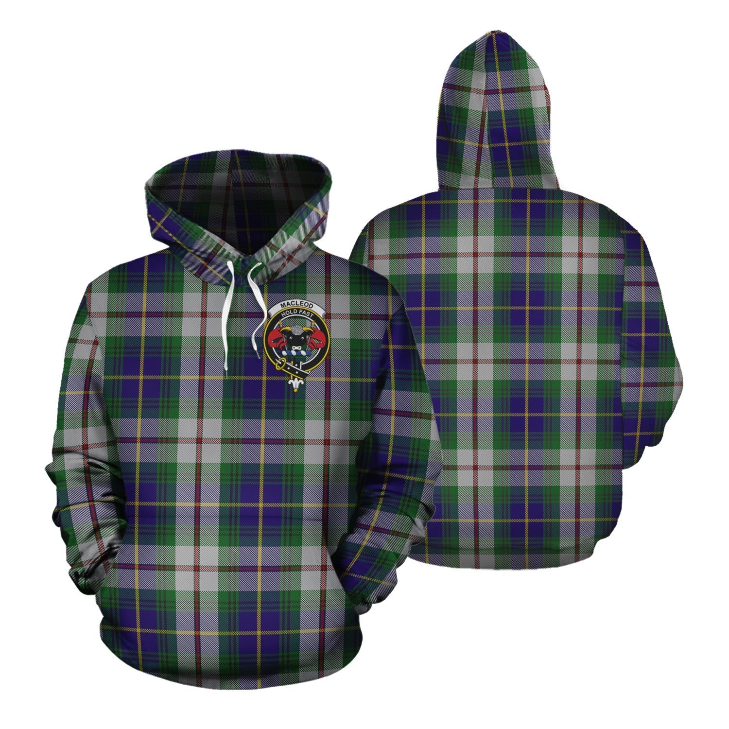 Printivon Macleod Of Californian Tartan Hoodie