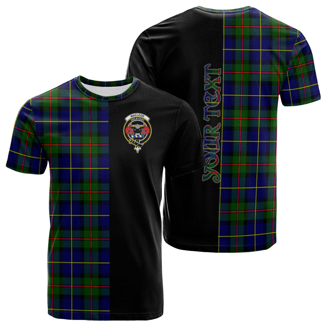 Printivon MacLeod of Harris Modern Tartan Personalize Half T shirt
