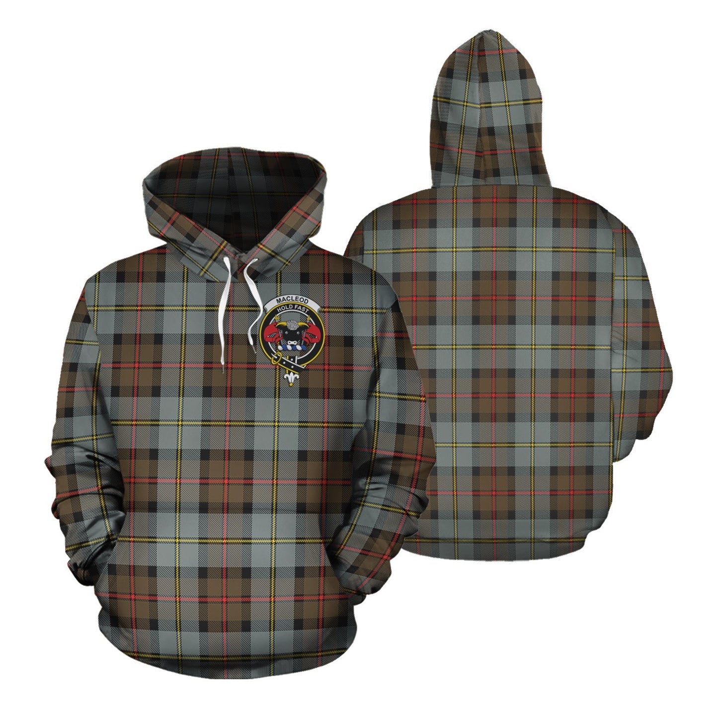 Printivon Macleod Of Harris Weathered Tartan Hoodie