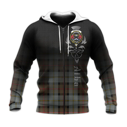 Printivon Macleod Of Harris Weathered Tartan Crest Alba Celtic Hoodie