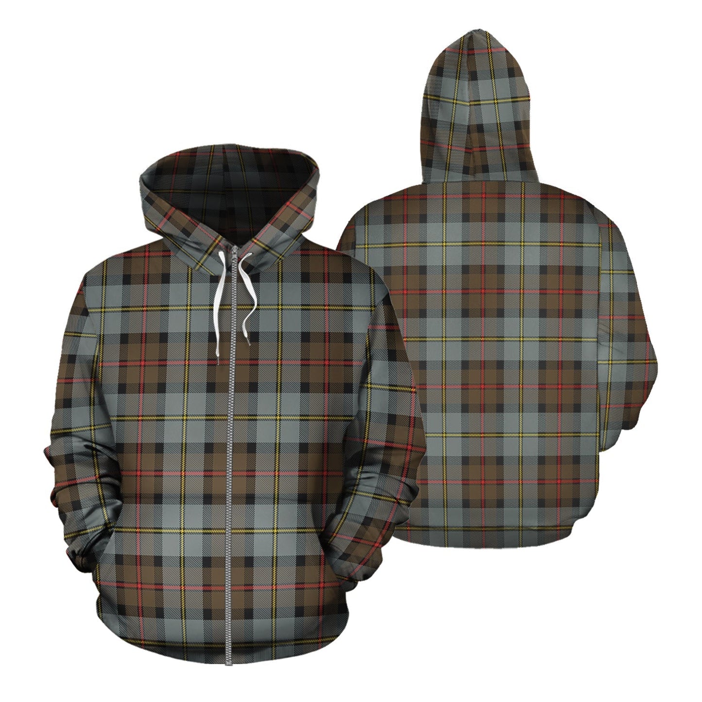 Printivon Macleod Of Harris Weathered Tartan Hoodie