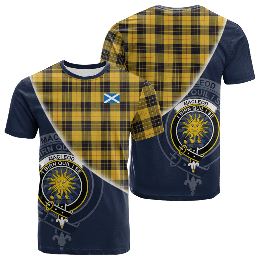 Printivon MacLeod of Lewis Ancient Tartan Scottish Crest T Shirt