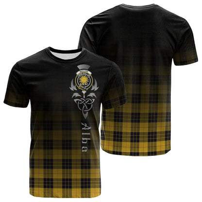 Printivon MacLeod of Lewis Ancient Tartan Crest Alba Celtic T Shirt