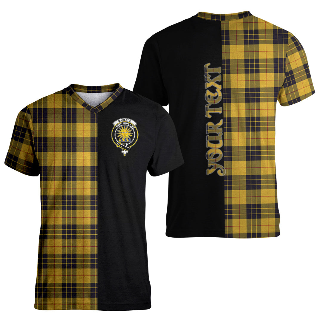 Printivon MacLeod of Lewis Ancient Tartan Personalize Half T shirt