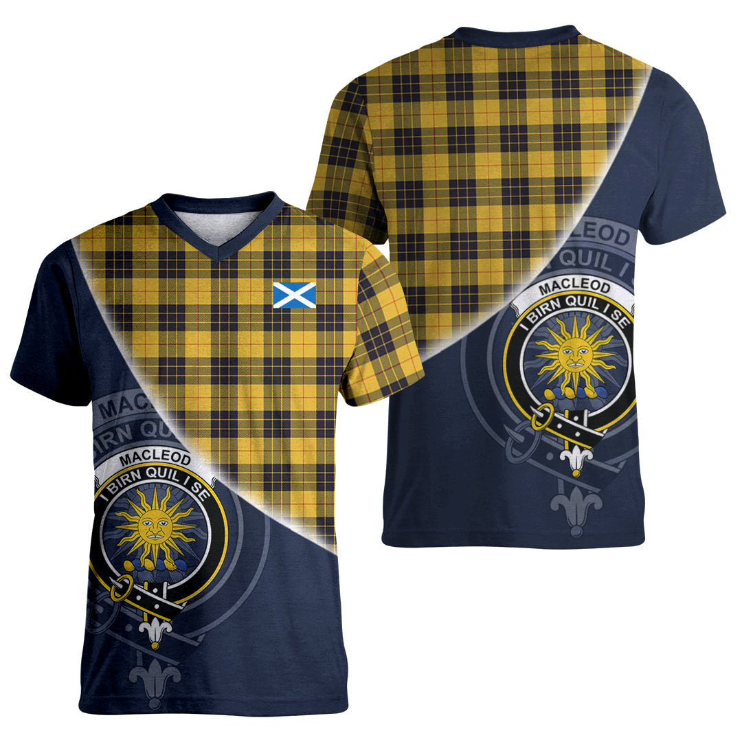 Printivon MacLeod of Lewis Ancient Tartan Scottish Crest T Shirt