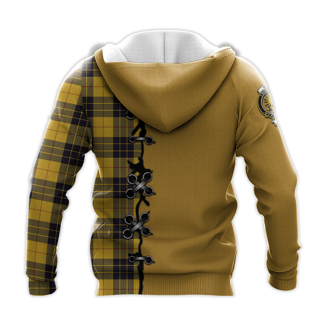 Printivon Macleod Of Lewis Ancient Tartan Hoodie Lion Rampant And Celtic Thistle Style