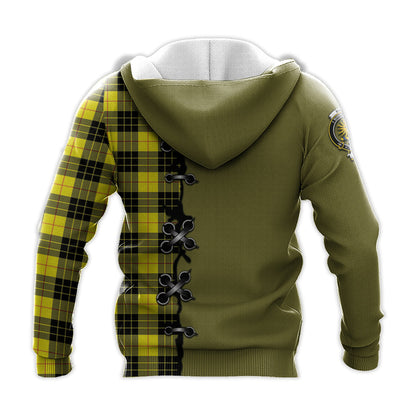 Printivon Macleod Of Lewis Modern Tartan Hoodie Lion Rampant And Celtic Thistle Style