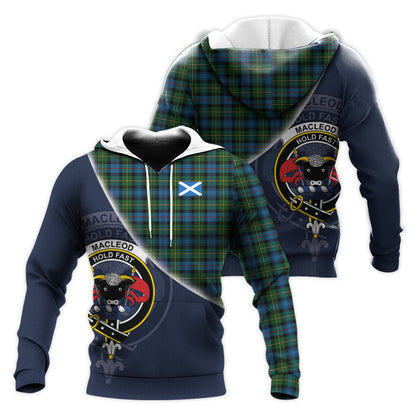 Printivon Macleod Of Skye Tartan Scottish Crest Hoodie