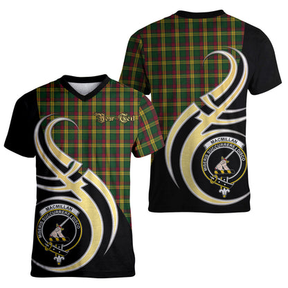 Printivon MacMillan Ancient Tartan Crest Believe In Me T Shirt