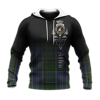 Printivon Macmillan Hunting Tartan Crest Alba Celtic Hoodie