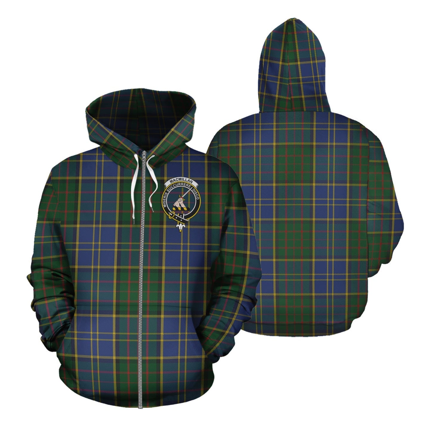Printivon Macmillan Hunting Tartan Hoodie