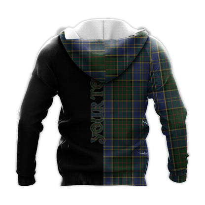 Printivon Macmillan Hunting Tartan Personalize Half Hoodie