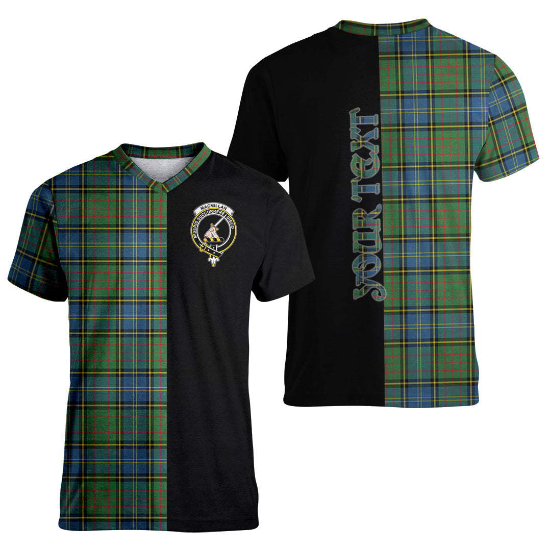 Printivon MacMillan Hunting Ancient Tartan Personalize Half T shirt