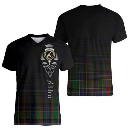 Printivon MacMillan Hunting Modern Tartan Crest Alba Celtic T Shirt