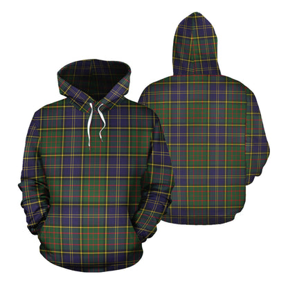 Printivon Macmillan Hunting Modern Tartan Hoodie