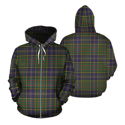 Printivon Macmillan Hunting Modern Tartan Hoodie