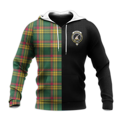 Printivon Macmillan Old Ancient Tartan Personalize Half Hoodie