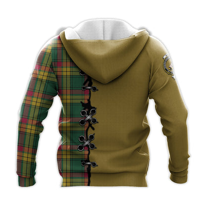 Printivon Macmillan Old Ancient Tartan Hoodie Lion Rampant And Celtic Thistle Style