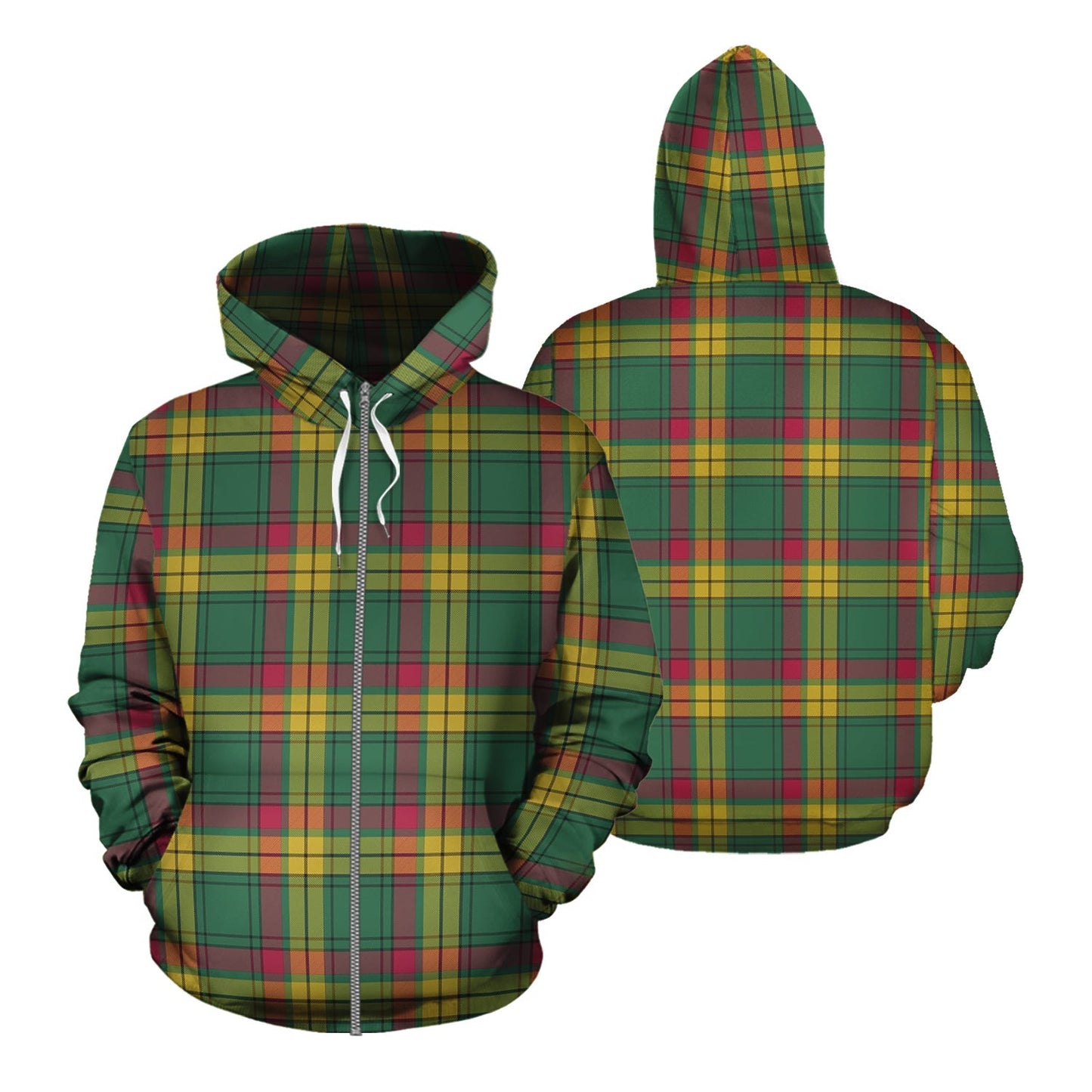 Printivon Macmillan Old Ancient Tartan Hoodie