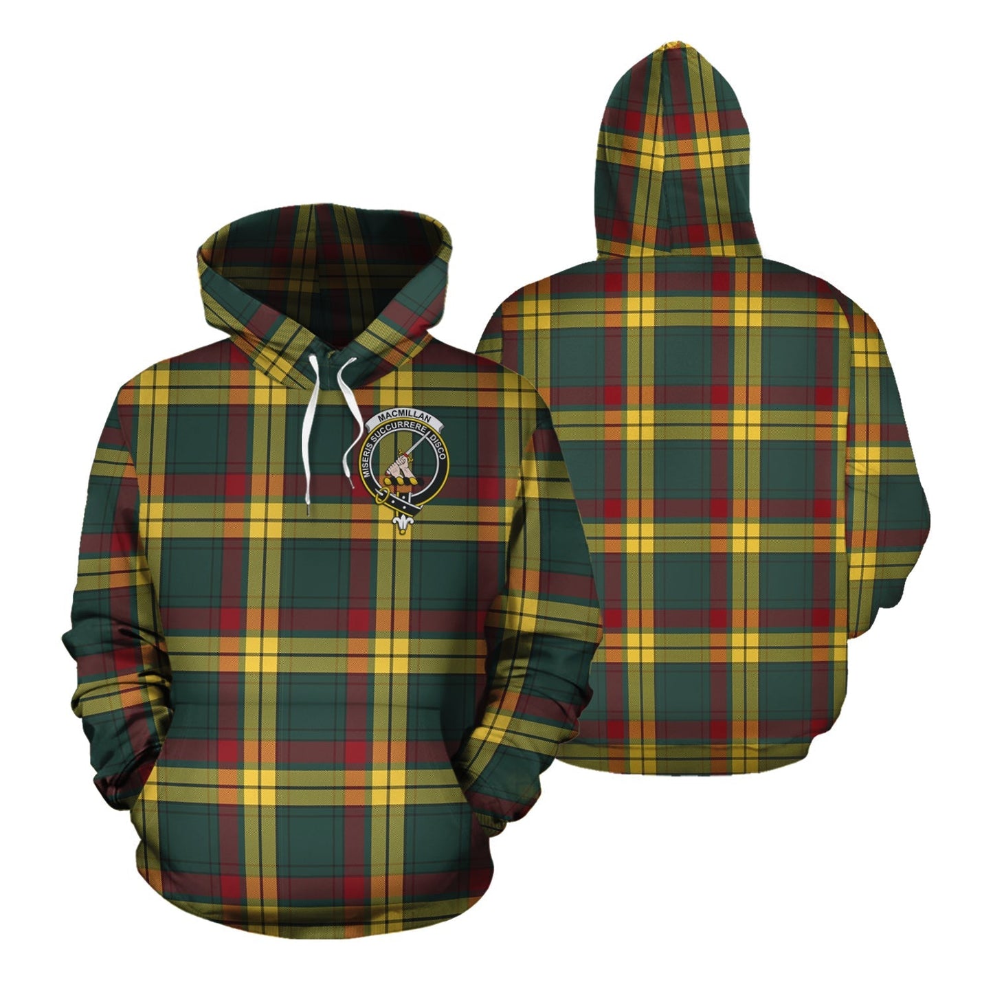 Printivon Macmillan Old Modern Tartan Hoodie