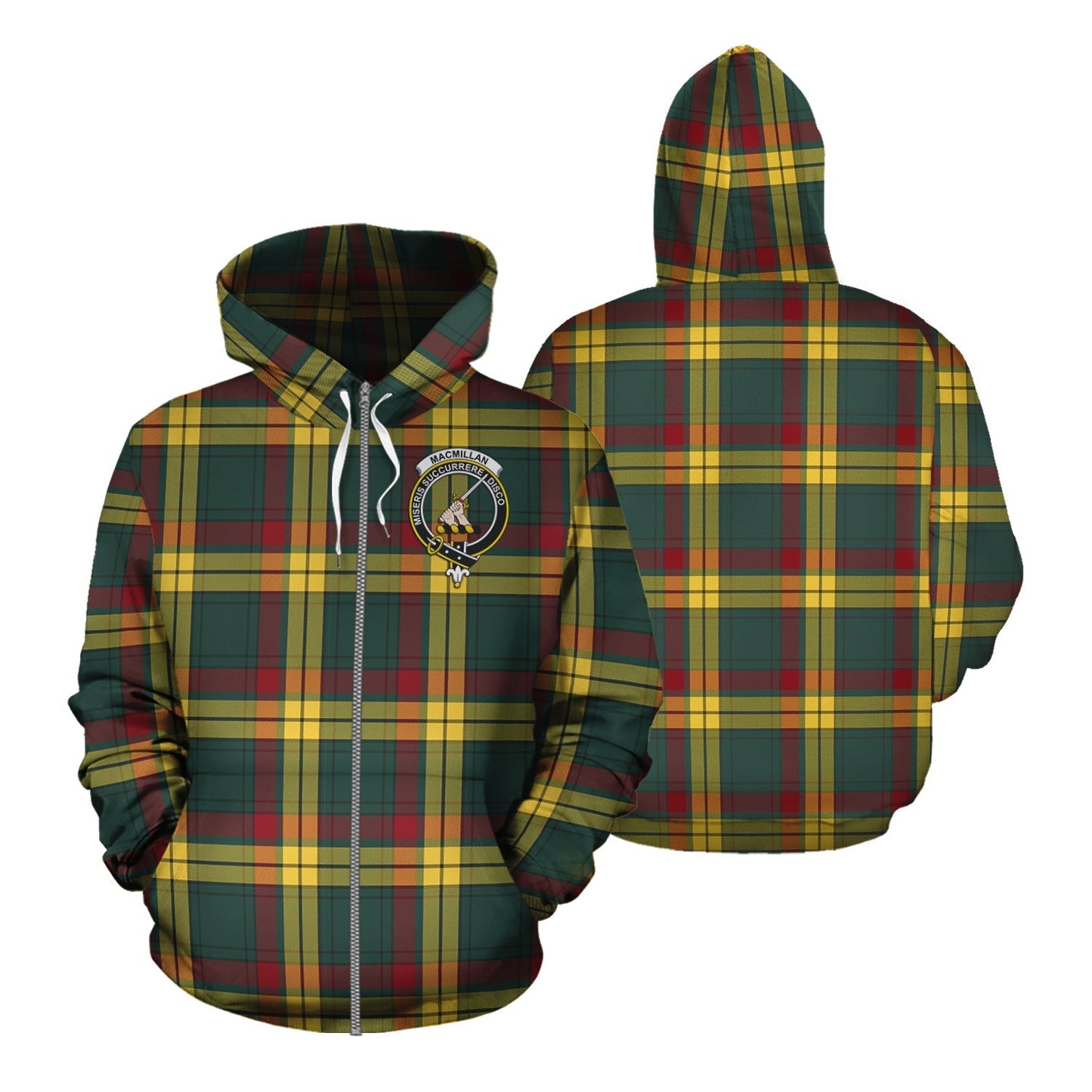 Printivon Macmillan Old Modern Tartan Hoodie