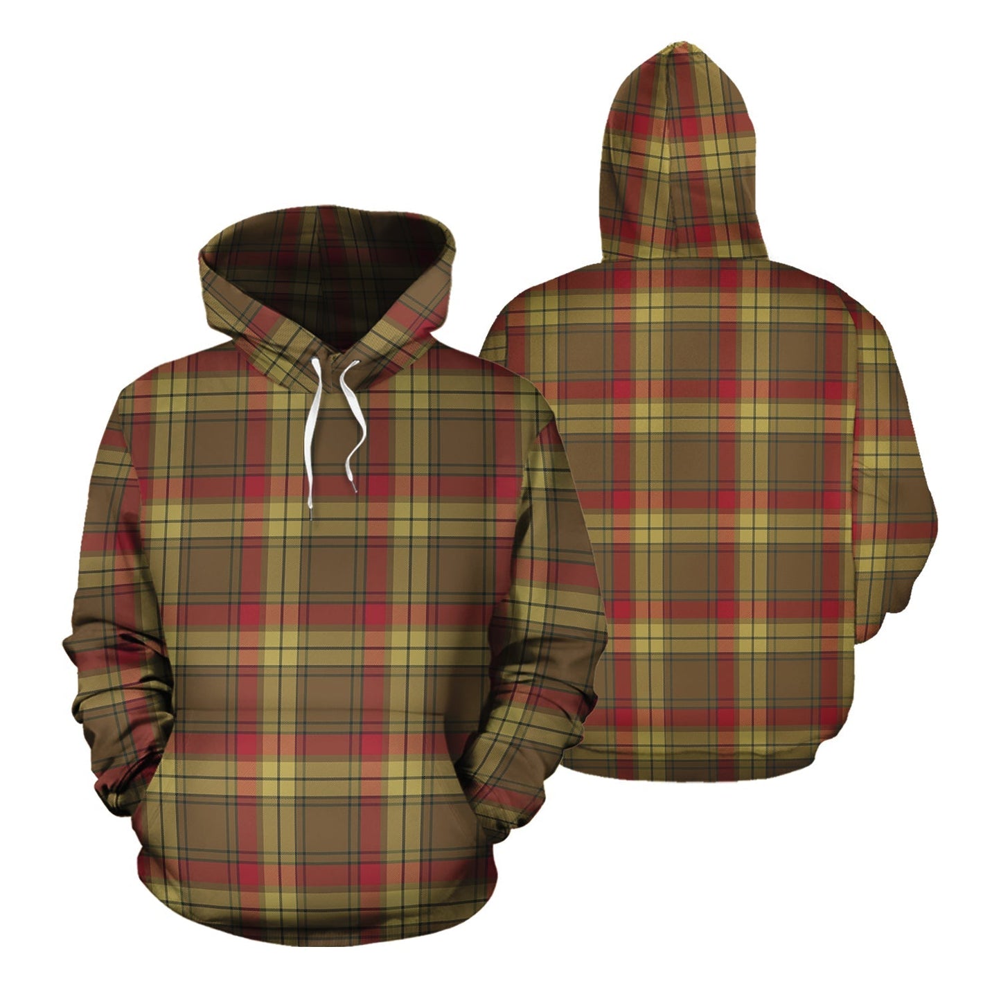 Printivon Macmillan Old Weathered Tartan Hoodie