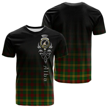 Printivon MacMillan Society of Glasgow Tartan Crest Alba Celtic T Shirt