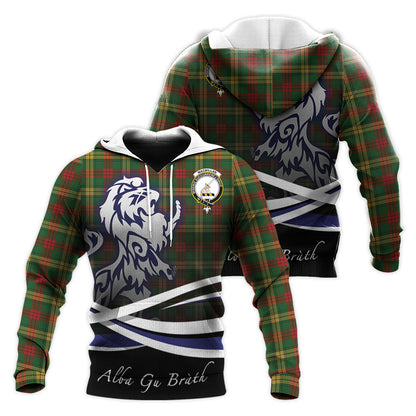 Printivon Macmillan Society Of Glasgow Tartan Scottish Lion Hoodie