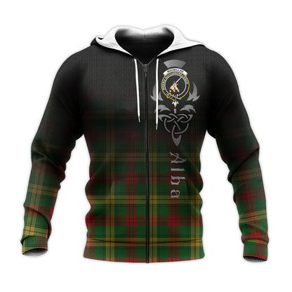 Printivon Macmillan Society Of Glasgow Tartan Crest Alba Celtic Hoodie