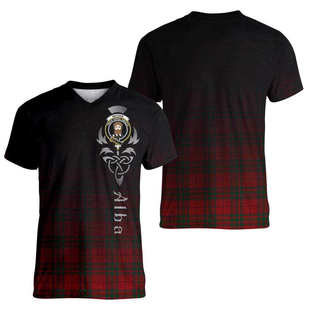 Printivon MacNab Tartan Crest Alba Celtic T Shirt