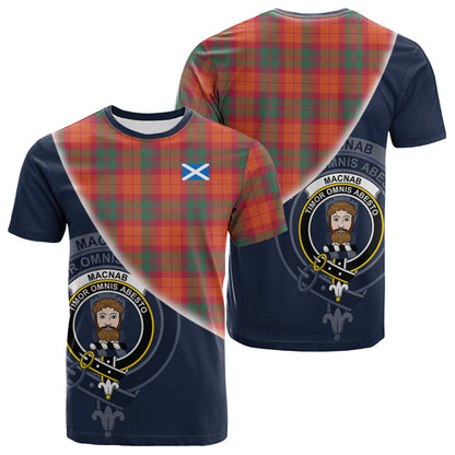 Printivon MacNab Ancient Tartan Scottish Crest T Shirt