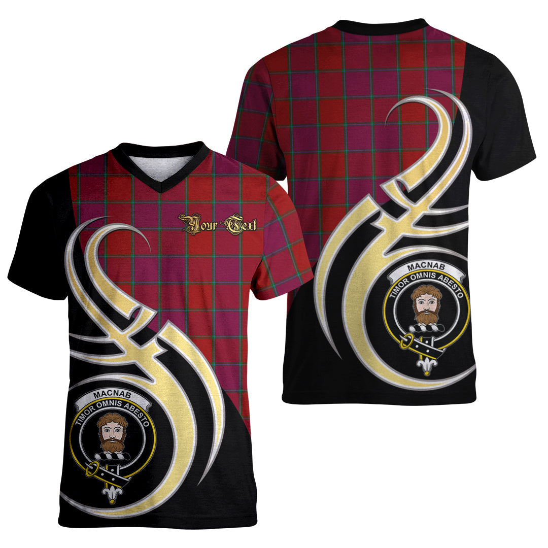 Printivon MacNab Old Tartan Crest Believe In Me T Shirt