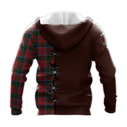 Printivon Macnaughton Tartan Hoodie Lion Rampant And Celtic Thistle Style