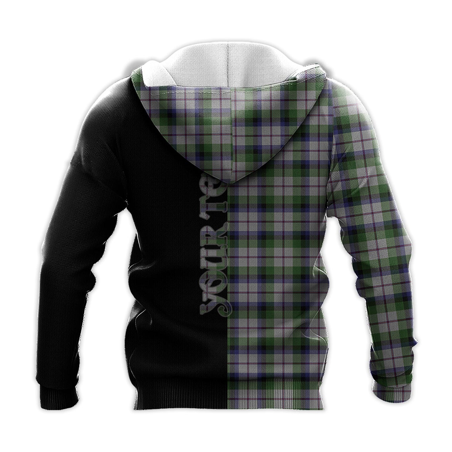 Printivon Macnaughton Dress Tartan Personalize Half Hoodie