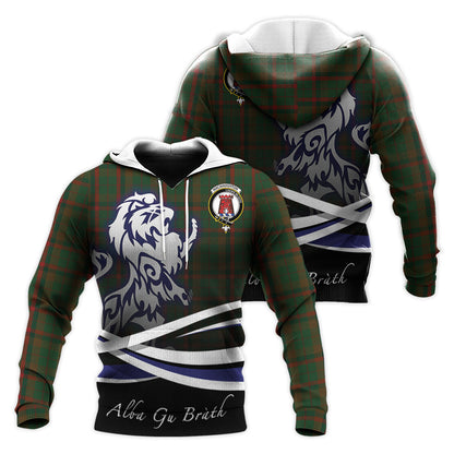 Printivon Macnaughton Hunting Tartan Scottish Lion Hoodie
