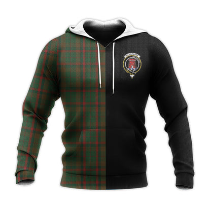 Printivon Macnaughton Hunting Tartan Personalize Half Hoodie