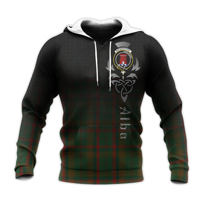 Printivon Macnaughton Hunting Tartan Crest Alba Celtic Hoodie