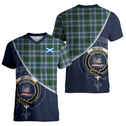Printivon MacNeil Dress Tartan Scottish Crest T Shirt