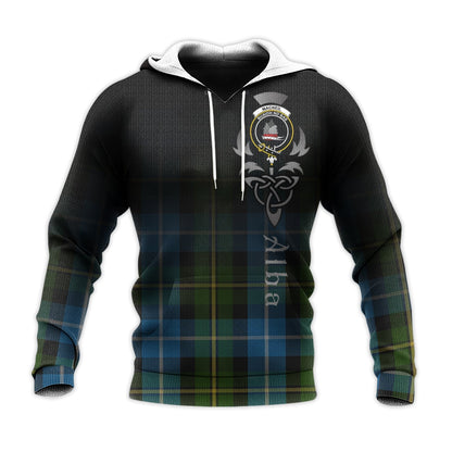 Printivon Macneil Of Barra Tartan Crest Alba Celtic Hoodie